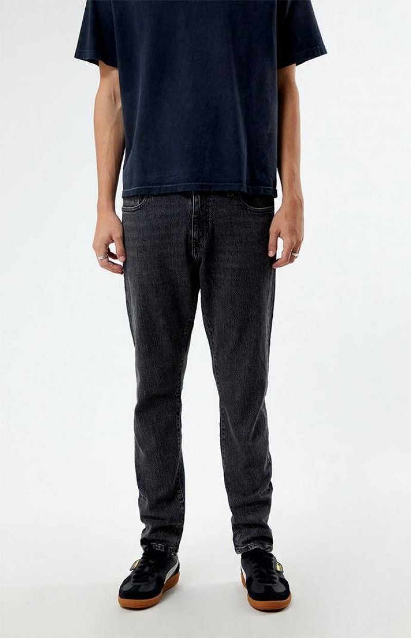 Jean PacSun Confort Stretch Washed Black Slim Homme Noir | 254609VBH