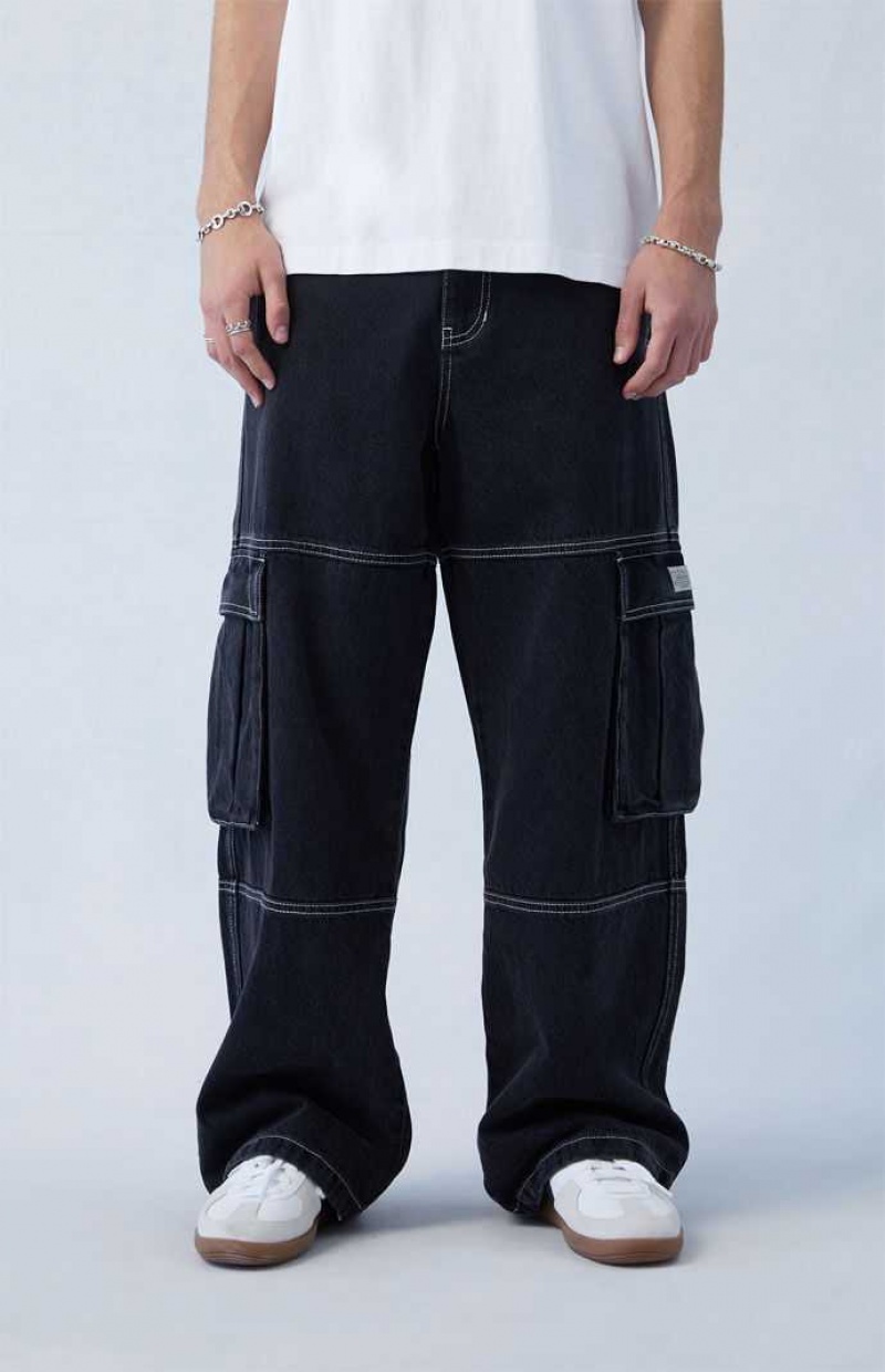 Jean PacSun Eco Black Extreme gy Cargo Homme Noir | 219458OJN