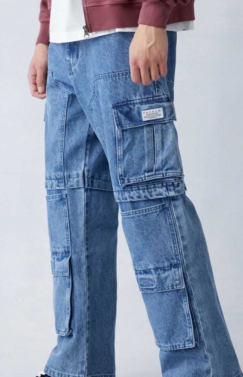 Jean PacSun Indigo gy Cargo Homme Indigo | 962703TEG