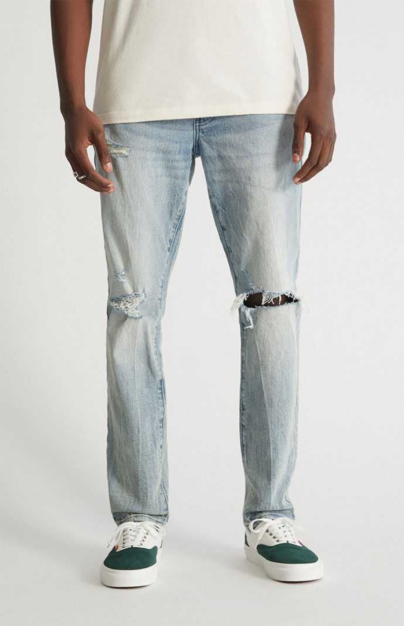 Jean PacSun Mince Confort Distressed Homme SUPER DESTRUCTED | 658019QGS