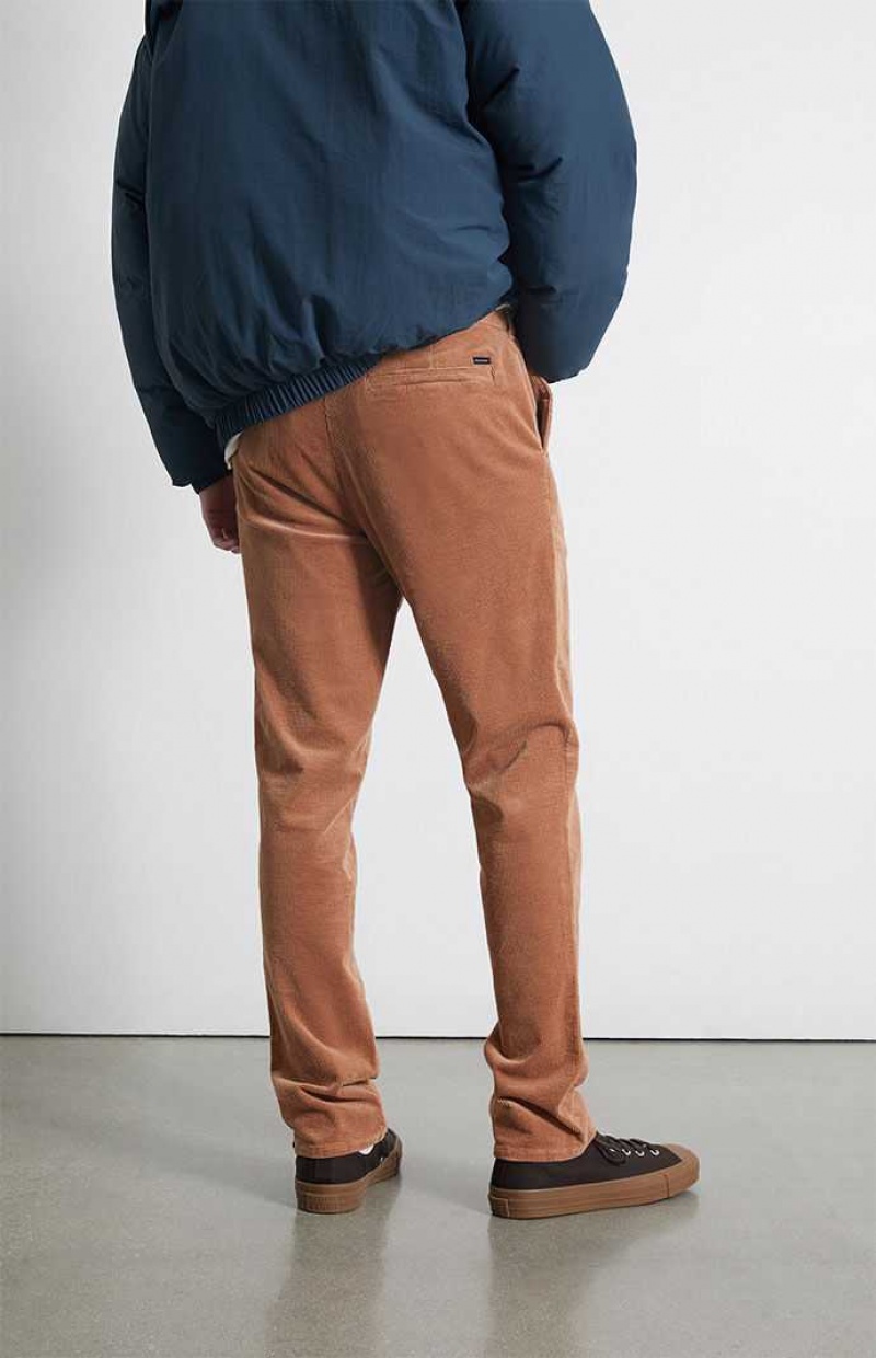 Pantalon PacSun Beige Slim Chino Homme Beige | 097531MYK