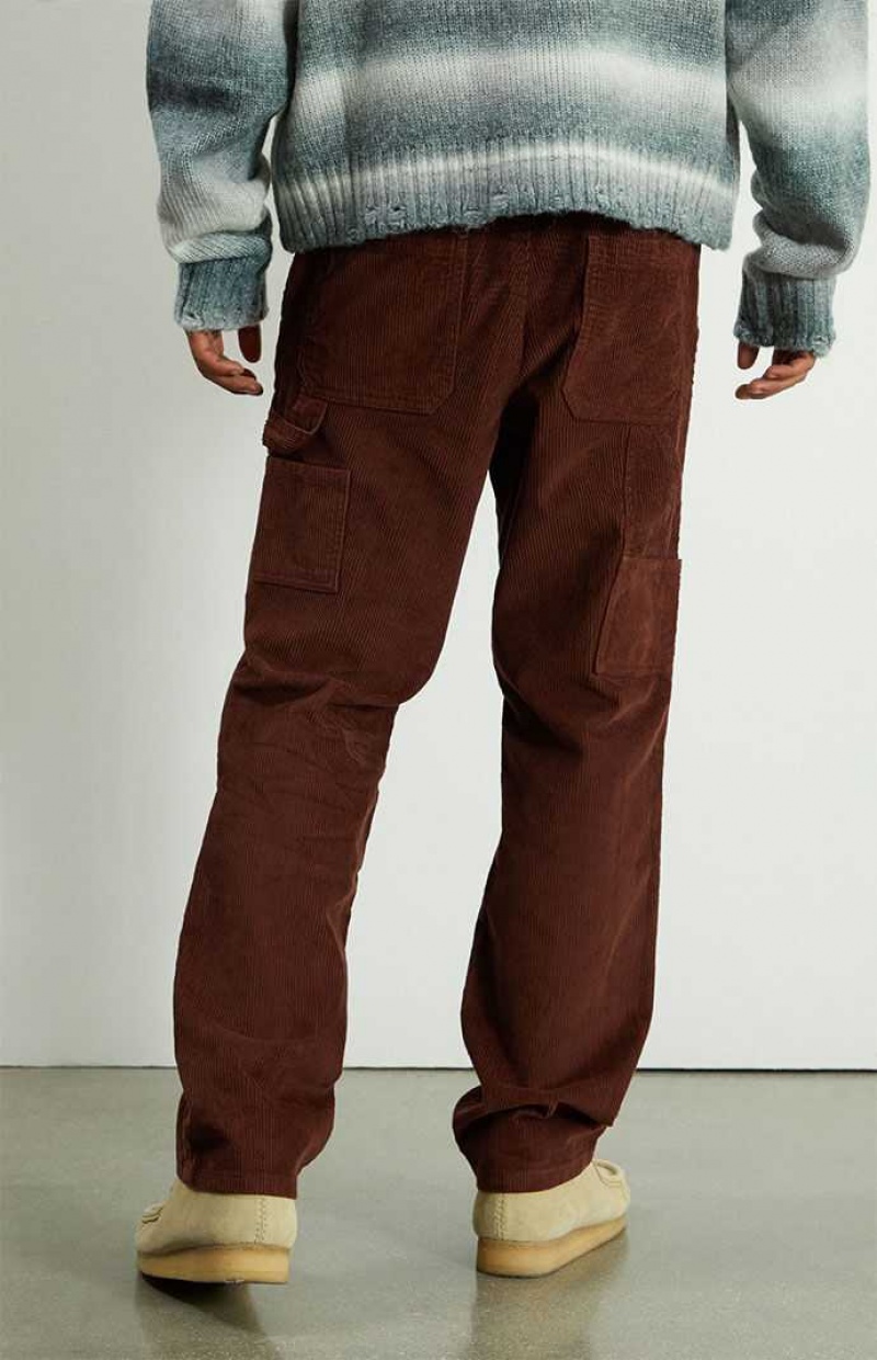 Pantalon PacSun Brown Corduroy Drawstring Carpenter Homme Marron | 917240TRH