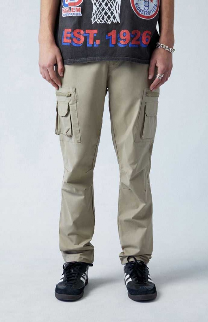 Pantalon PacSun Eco Stretch Olive Slim Cargo Homme Vert Olive | 315048MYL