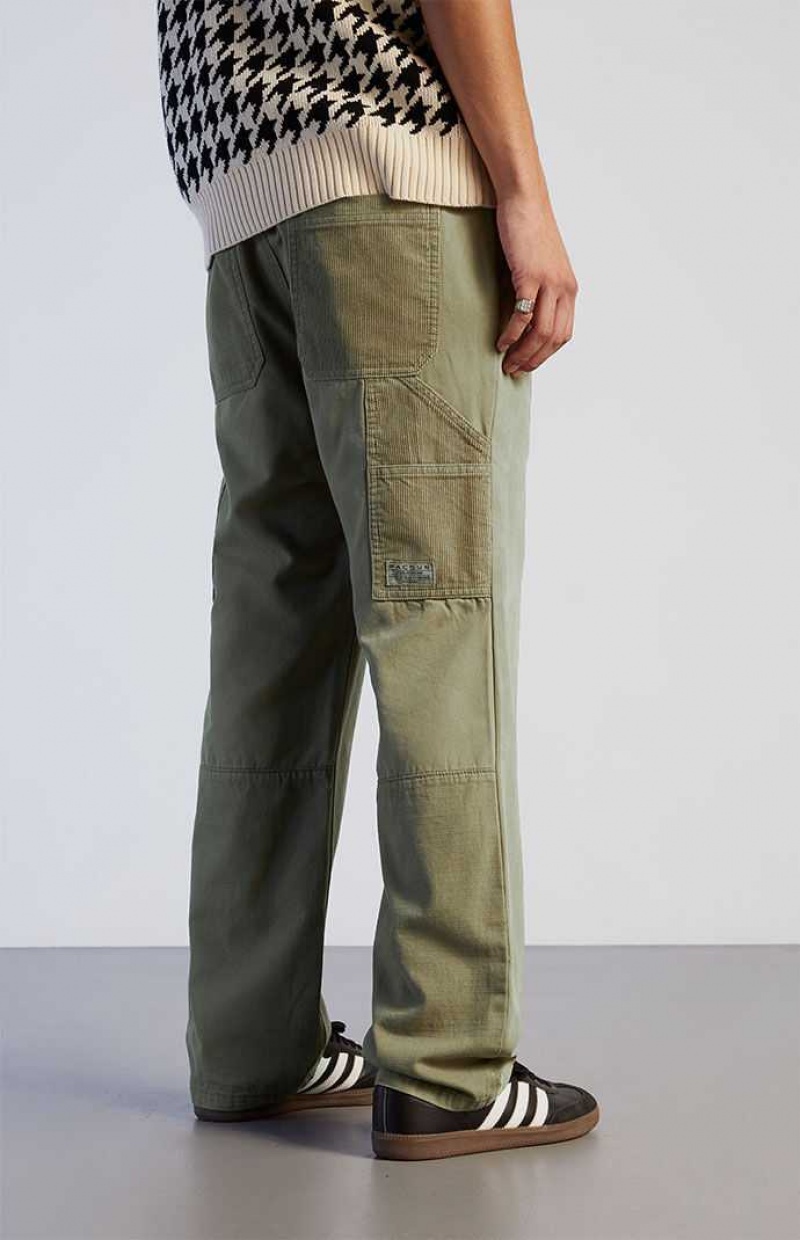 Pantalon PacSun Olive Multi Carpenter Homme Vert Olive | 370589CWX