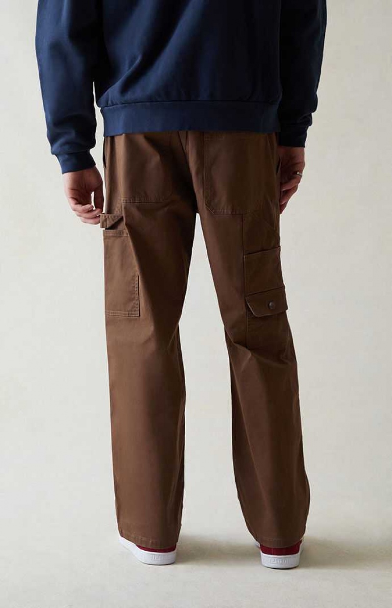 Pantalon PacSun Stretch Tela Brown gy Carpenter Homme Marron | 701836SYD