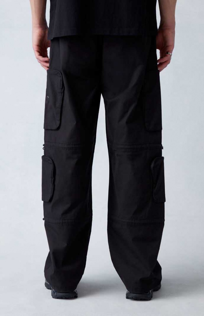 Pantalon PacSun Tela Black gy Cargo Homme Noir | 687951GQF