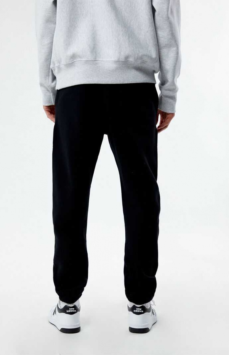 Pantalon Survêtement PacSun Fleece Jogger Homme Noir | 583209QKC