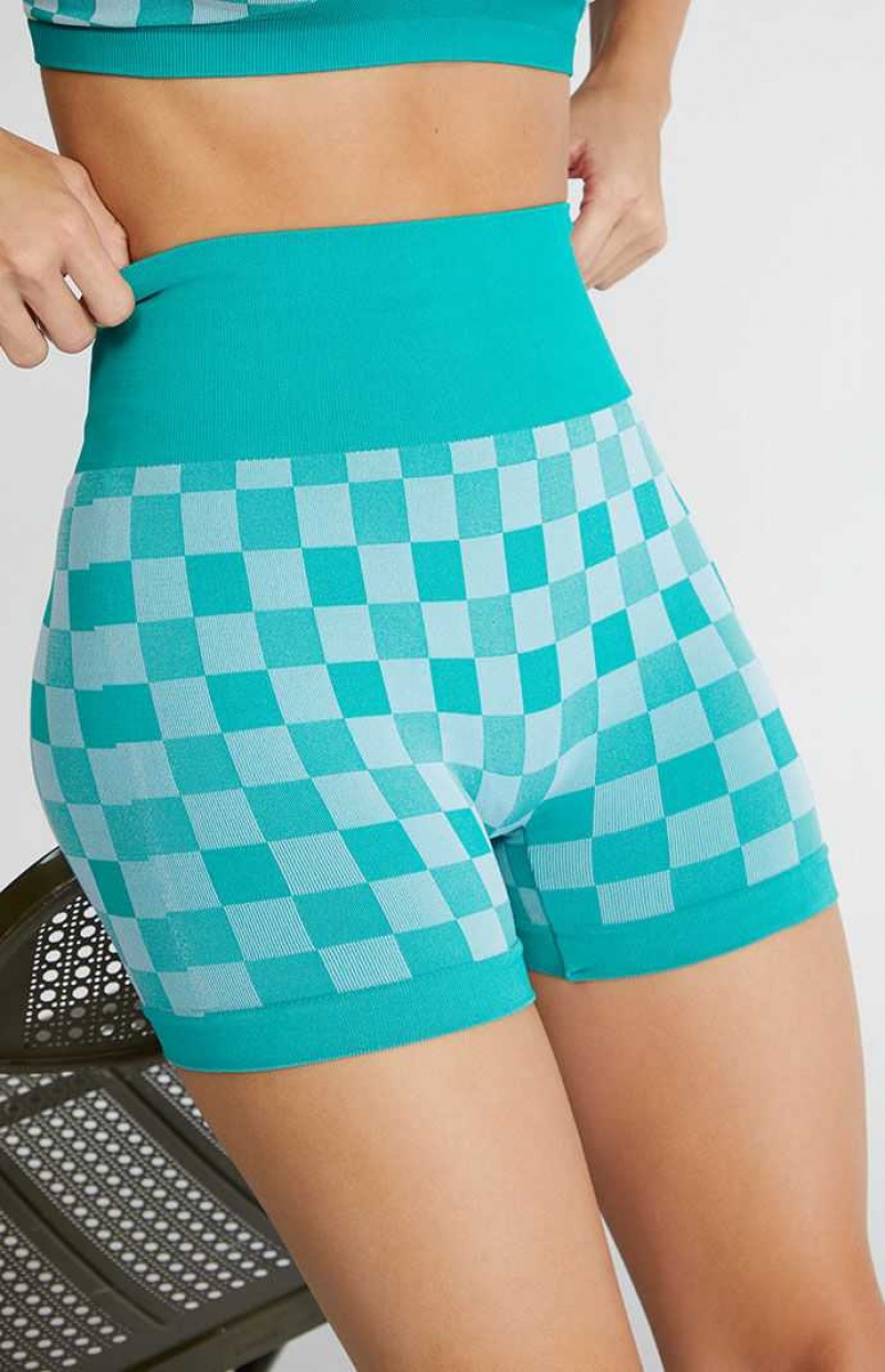 Pantalons PacSun Active Move On Seamless Vélo Femme Vert | 510893QMO