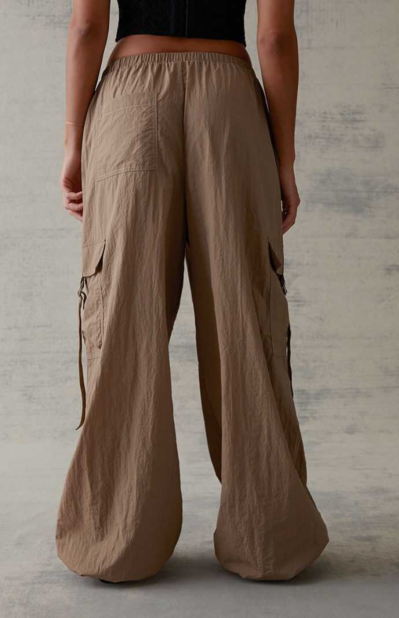 Pantalons PacSun D-Ring Pull-On Femme Marron | 406159CLM