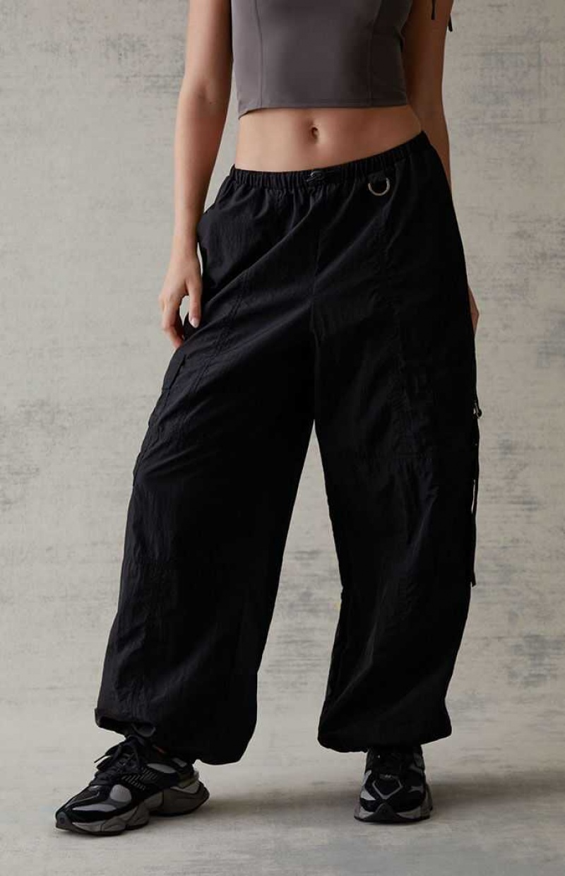 Pantalons PacSun D-Ring Pull-On Femme Noir | 087125NJS