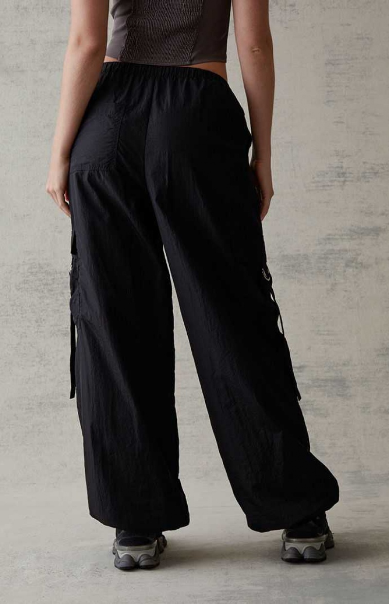 Pantalons PacSun D-Ring Pull-On Femme Noir | 087125NJS