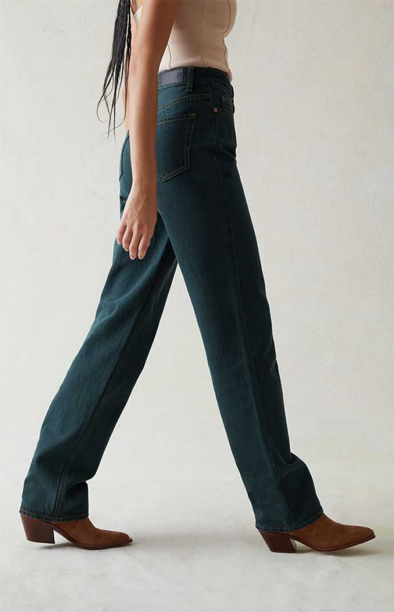 Pantalons PacSun Eco Green '90s Boyfriend Femme Vert | 821935PKY