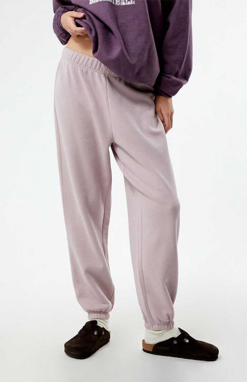 Pantalons PacSun Everyday Femme Grise | 952467KDZ