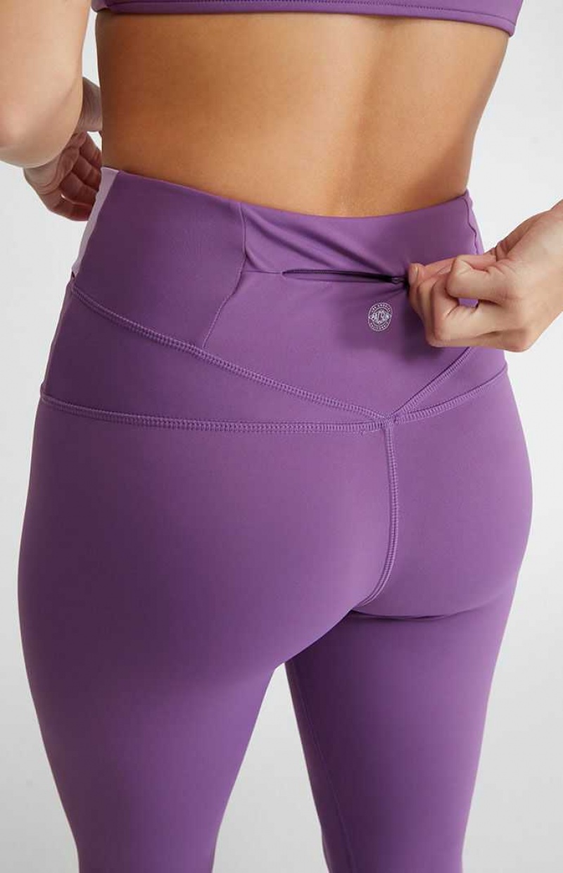 Pantalons PacSun PAC MOVE Active It Takes Two Yoga Femme Violette | 356290TKN