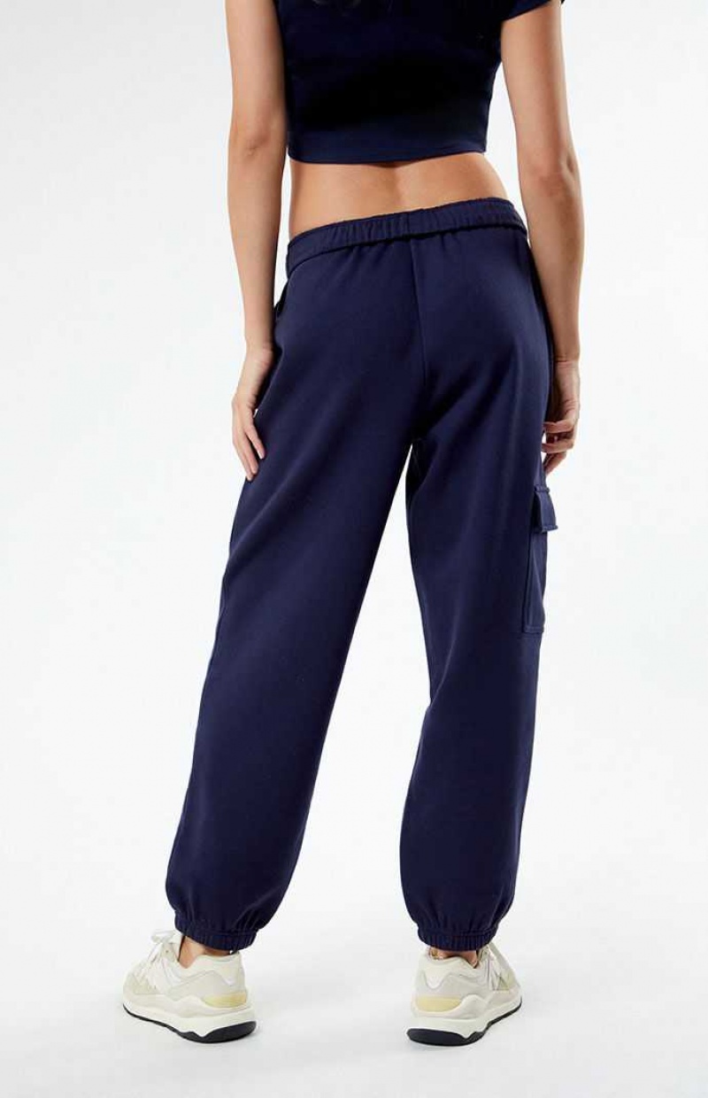 Pantalons PacSun Pacific Sunwear Cargo Femme Bleu Marine | 360954PYI