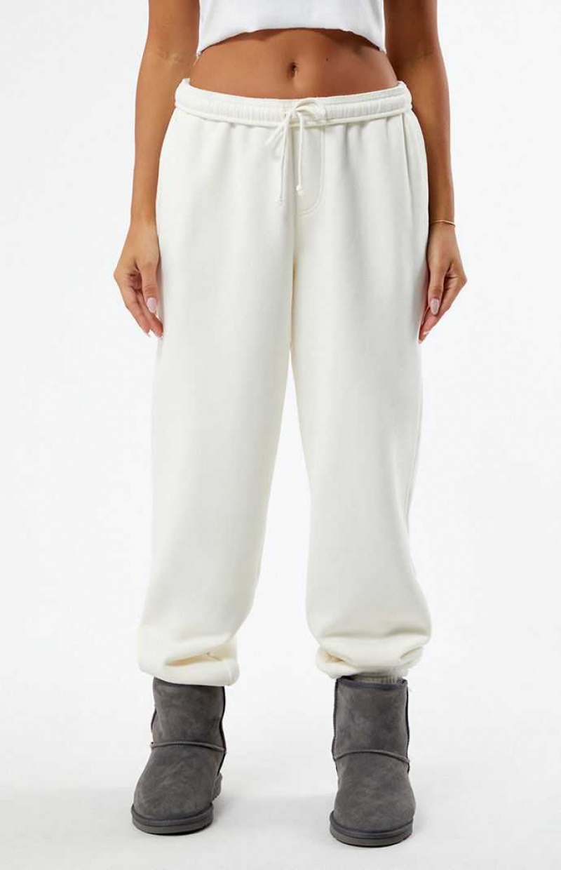 Pantalons PacSun Pacific Sunwear Newport Crest Femme Blanche | 572438EKI