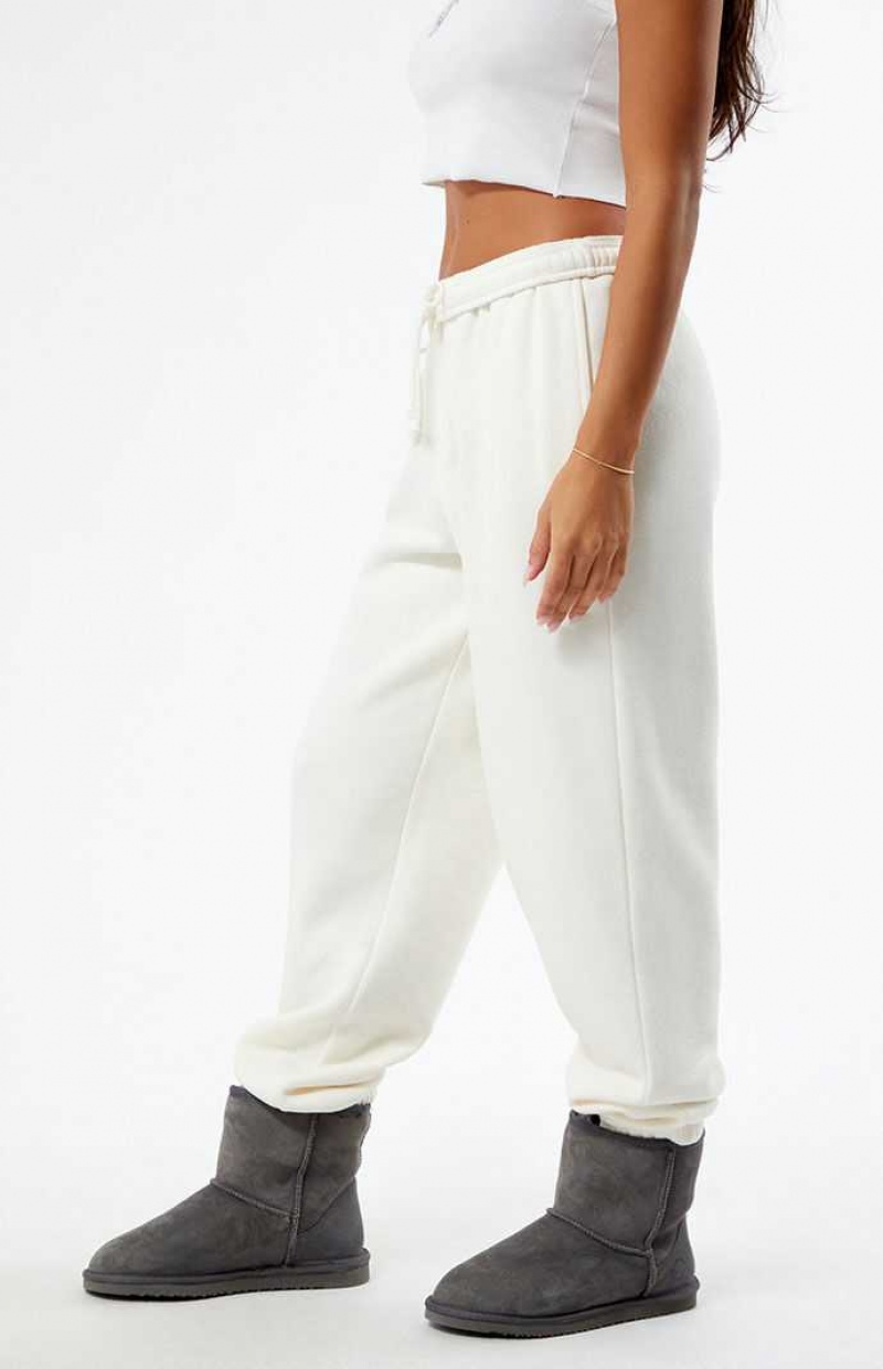 Pantalons PacSun Pacific Sunwear Newport Crest Femme Blanche | 572438EKI