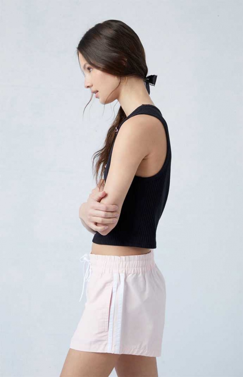 Pantalons PacSun Pink Piste Femme Rose | 147526HNZ