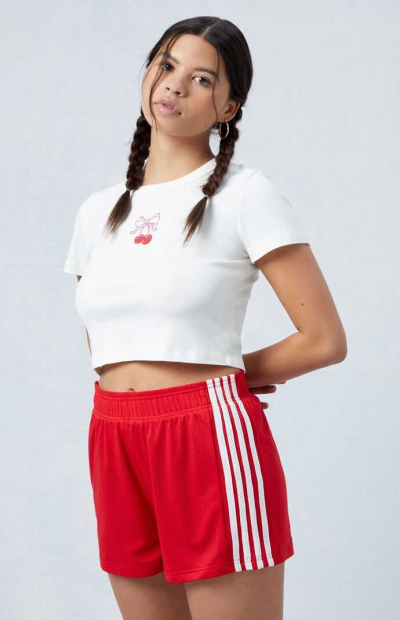 Pantalons PacSun Standard Basketball Femme Rouge | 648509YDZ