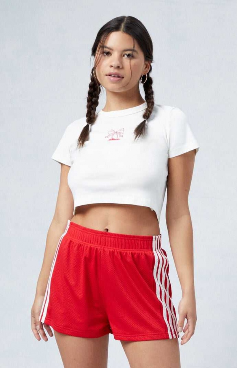 Pantalons PacSun Standard Basketball Femme Rouge | 648509YDZ