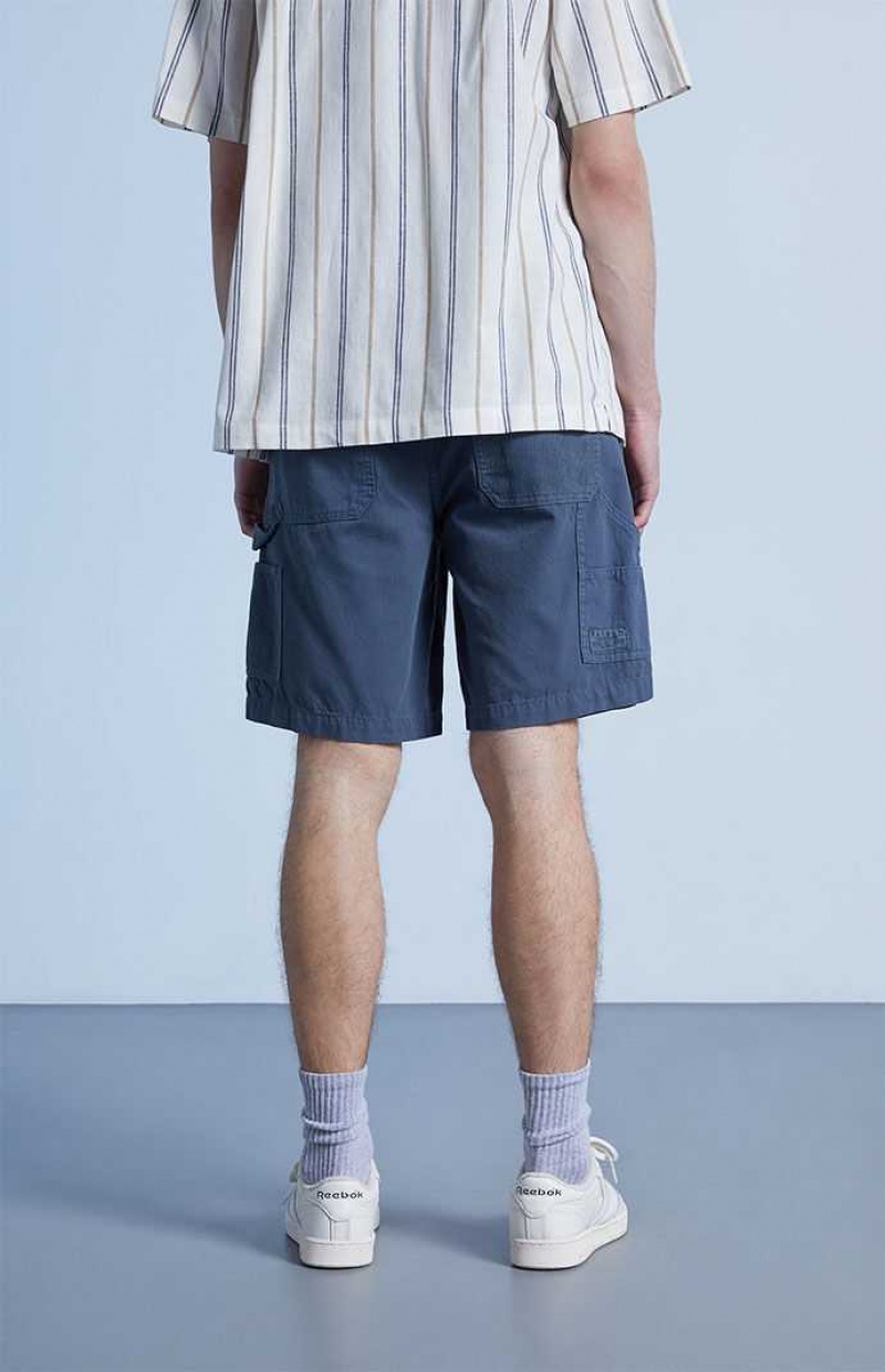 Short PacSun Blue Grey Carpenter Homme Bleu Grise | 312604RSA