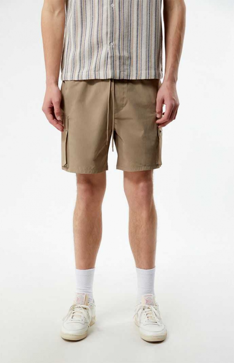 Short PacSun Brown Stretch Cargo Homme Marron | 245160HQG