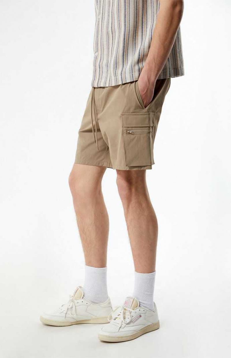 Short PacSun Brown Stretch Cargo Homme Marron | 245160HQG