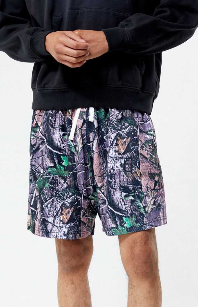 Short PacSun Camo Mesh Basketball Homme CAMOUFLAGE | 589327RSX