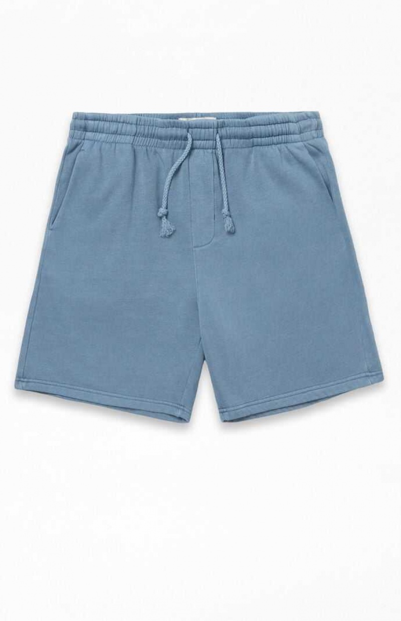 Short PacSun Fleece Volley Homme Bleu | 837412WTY