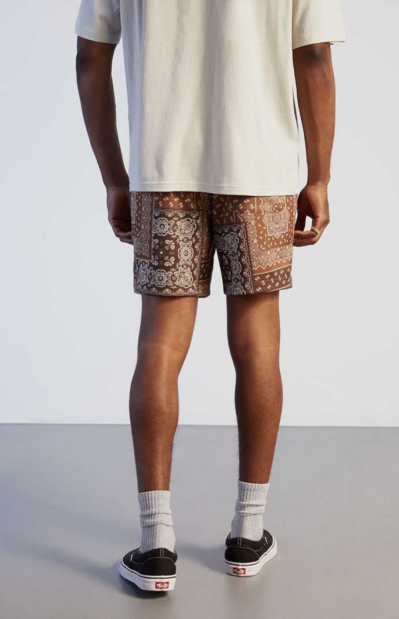 Short PacSun Paisley Mesh Homme | 283704UHJ