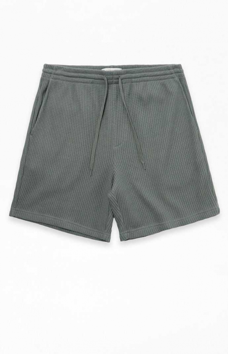 Short PacSun Waffle Knit Volley Homme Vert | 285160YMN