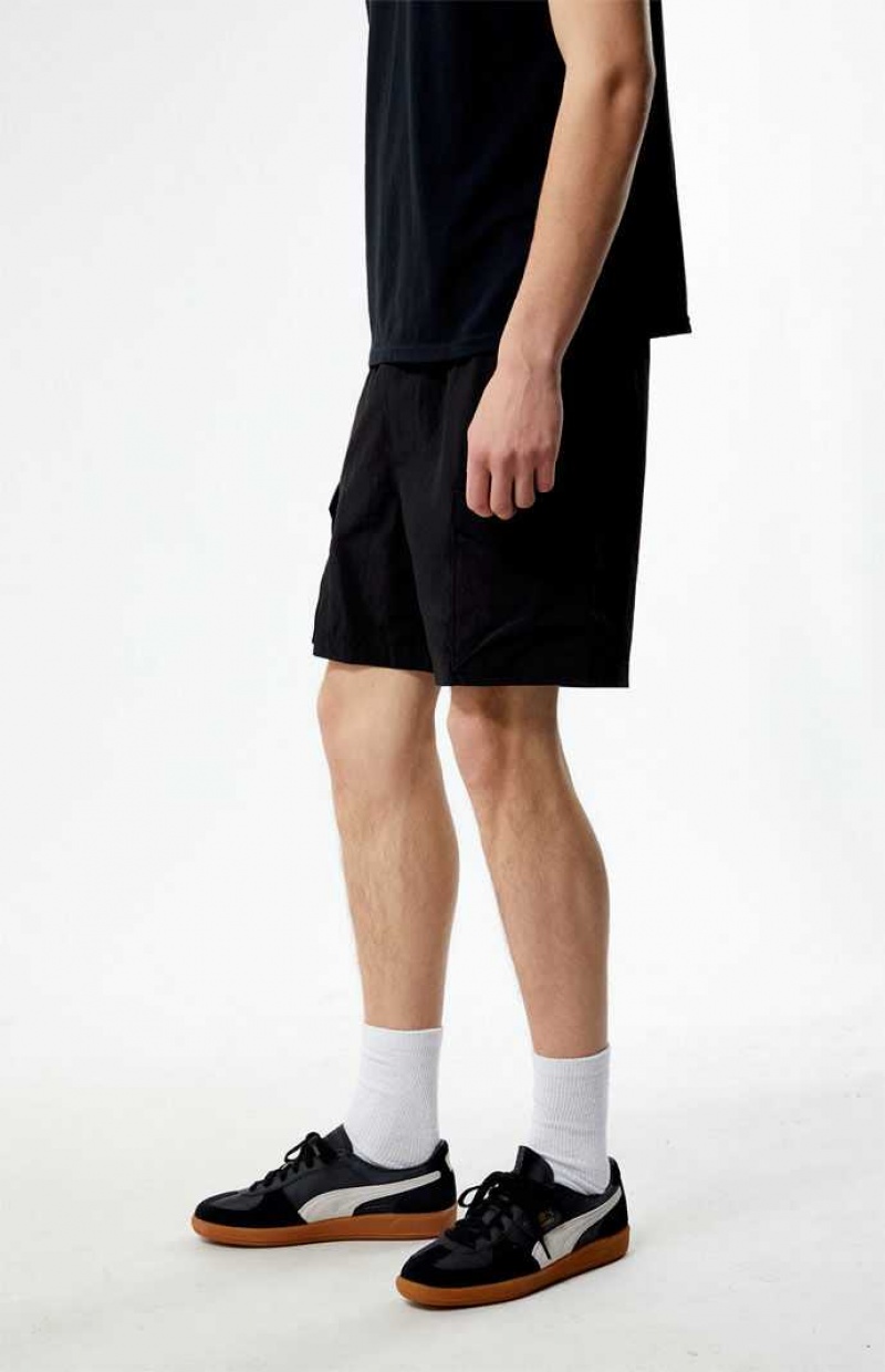 Short PacSun Weston Nylon Volley Homme Noir | 951426CZH