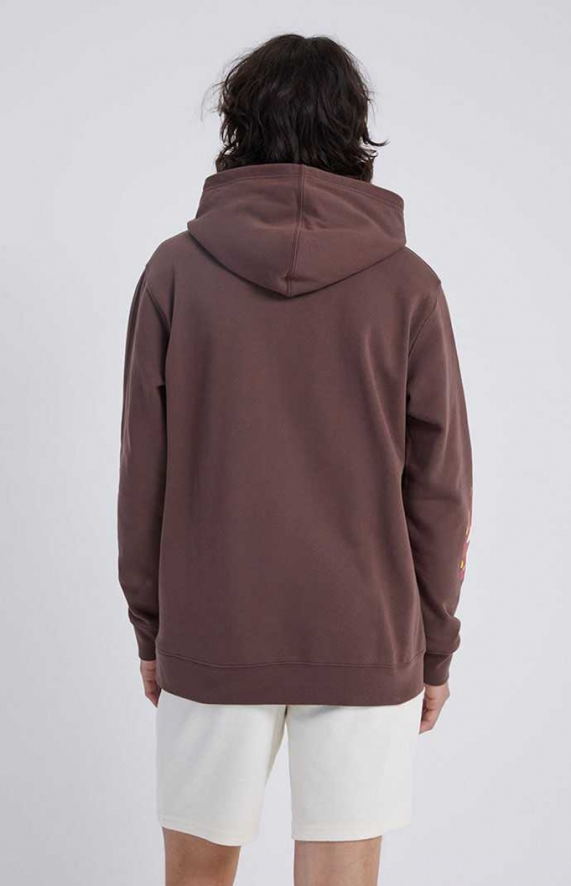 Sweat a Capuche PacSun City Of Angels Homme Marron | 186947TBW