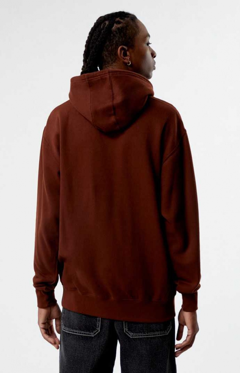 Sweat a Capuche PacSun Delirious Homme Marron | 284905NDH