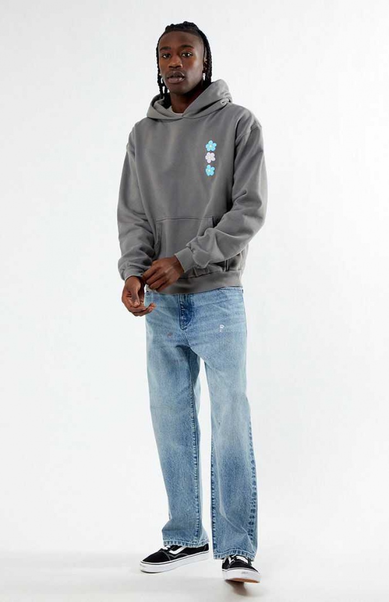 Sweat a Capuche PacSun Flourish Homme Grise | 957834LYF