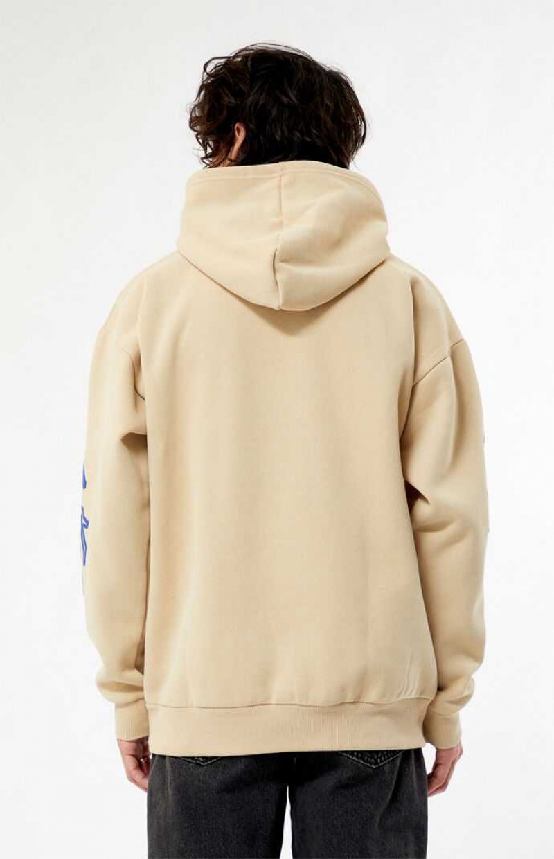 Sweat a Capuche PacSun Focus On The Present Homme Marron | 285439AMW