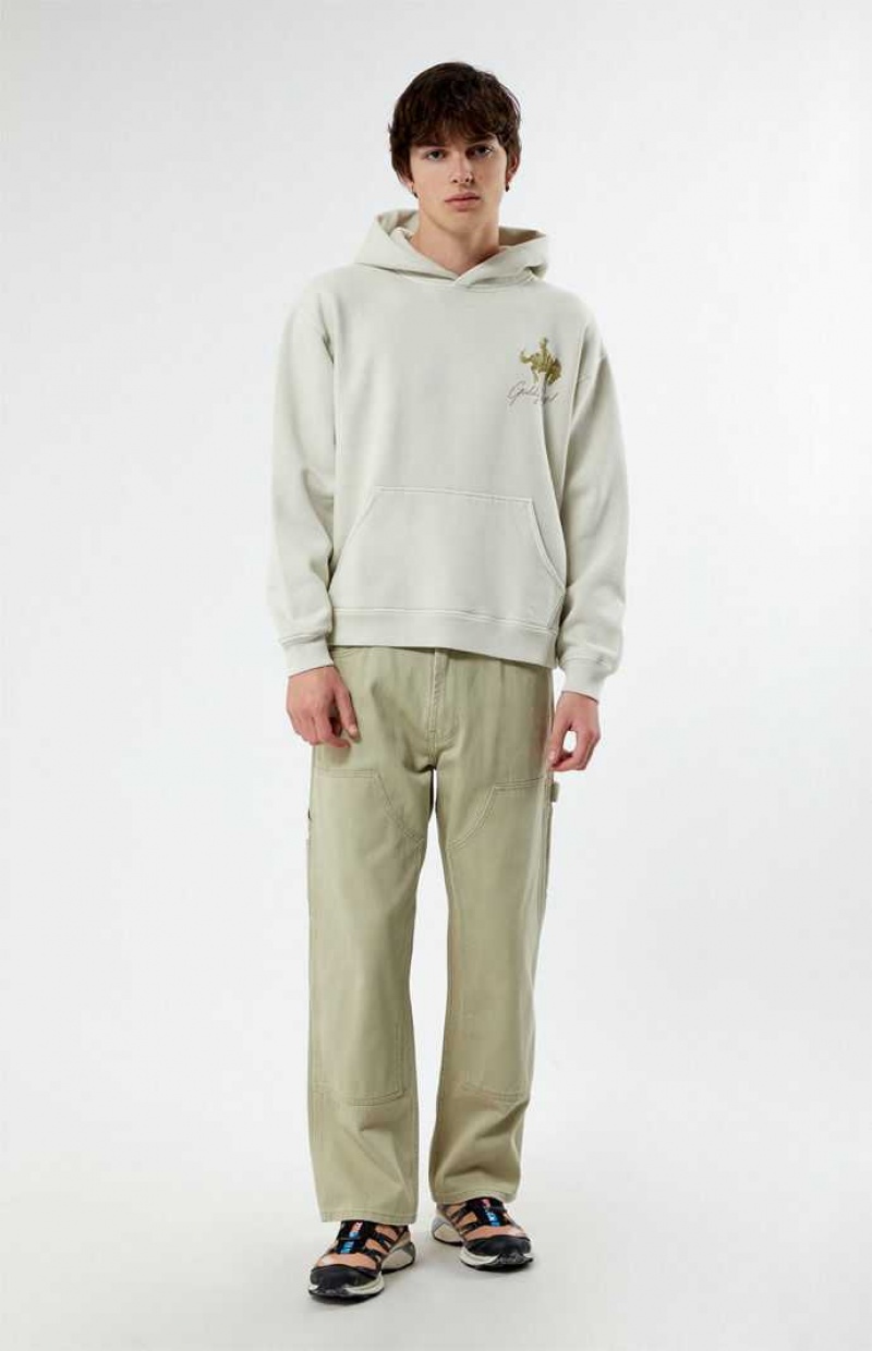 Sweat a Capuche PacSun Giddy Up Homme CEMENT | 123495PUT