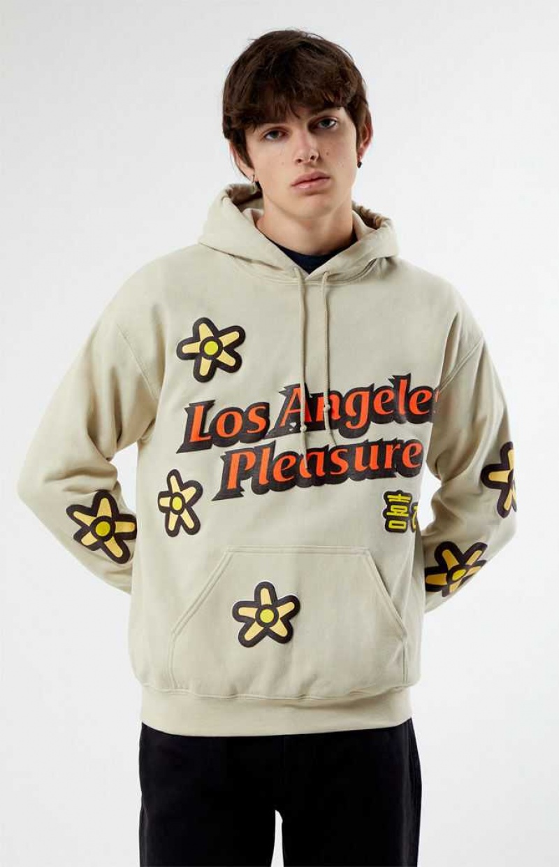 Sweat a Capuche PacSun Los Angeles Pleasure Homme Blanche | 408317OAP