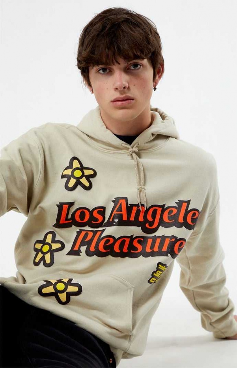 Sweat a Capuche PacSun Los Angeles Pleasure Homme Blanche | 408317OAP