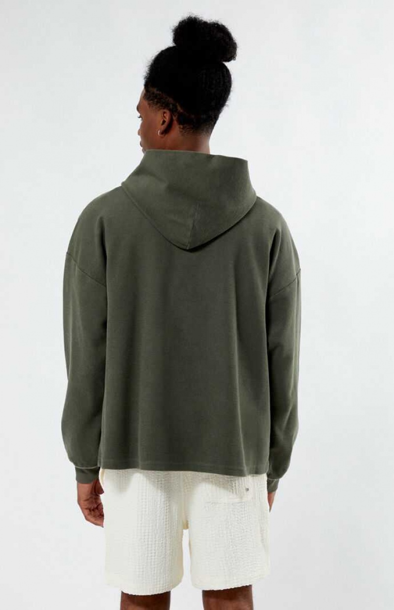 Sweat a Capuche PacSun Pacific Sunwear Alley Homme Vert Olive | 321804CAW