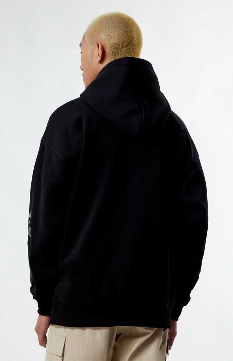 Sweat a Capuche PacSun Vibe With Me Puff Homme Noir | 728065PCN