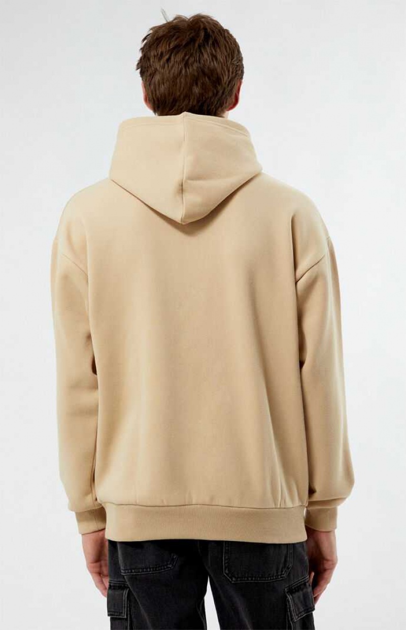 Sweat a Capuche PacSun Web Of Smiles Puff Homme Marron | 659713HAZ