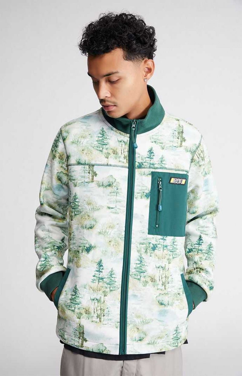 Sweats PacSun Scenic Polar Full Zip Homme Multicolore | 560728VHY