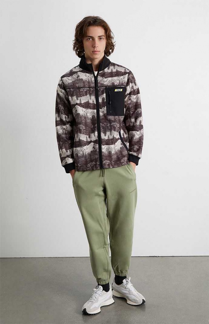 Sweats PacSun Scenic Polar Full Zip Homme Multicolore | 780691CVG