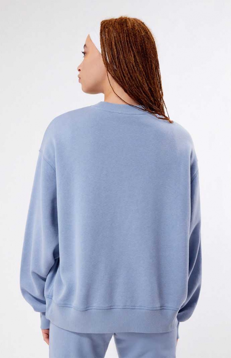 Sweats PacSun Soho Crew Neck Femme Bleu | 296170UOC