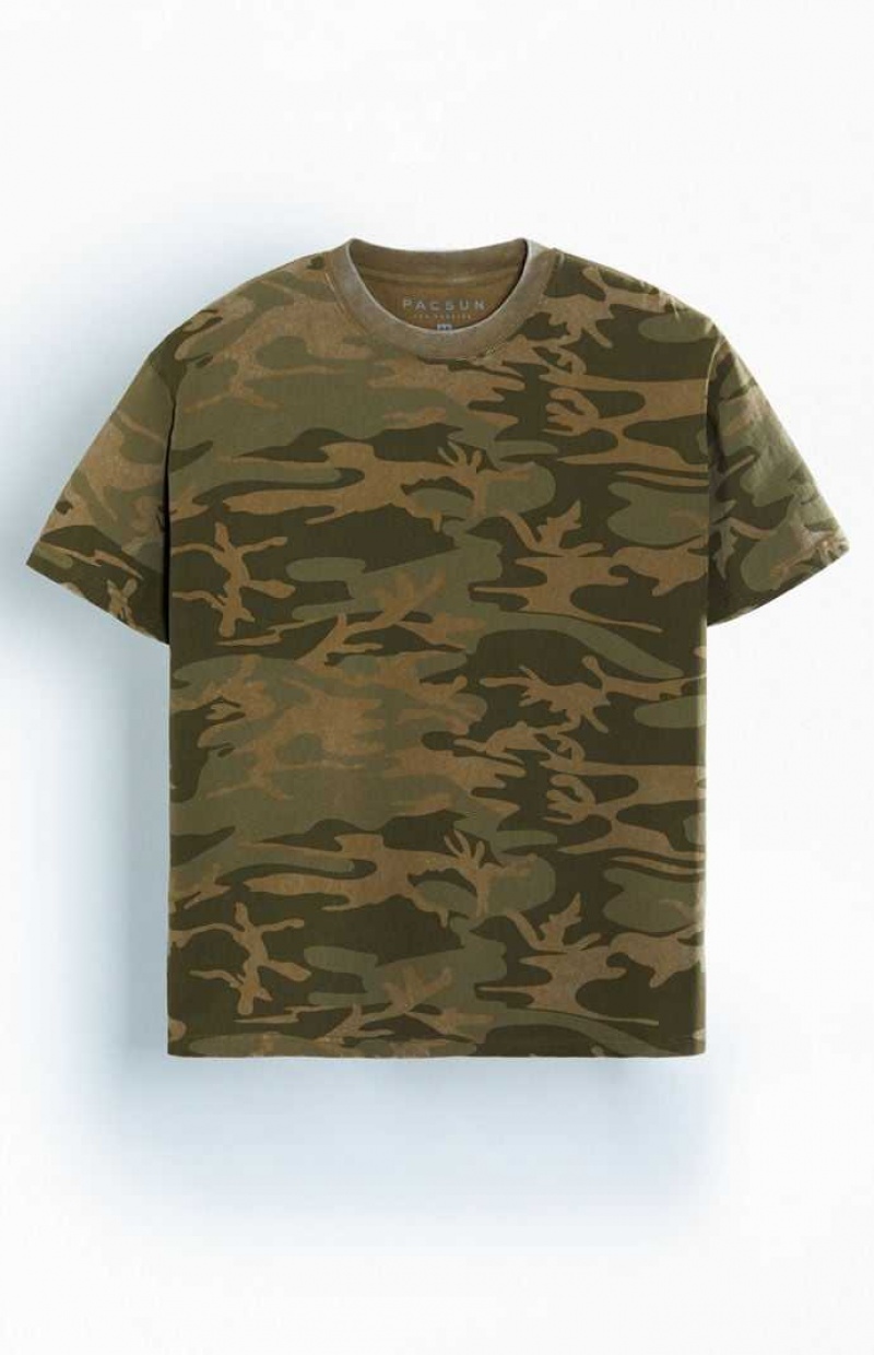 T-shirt PacSun Camouflage Premium Homme CAMOUFLAGE | 350984HJE