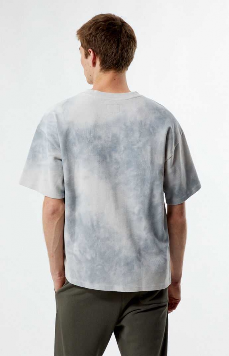 T-shirt PacSun Cloud Dye Homme Grise | 680749BCV