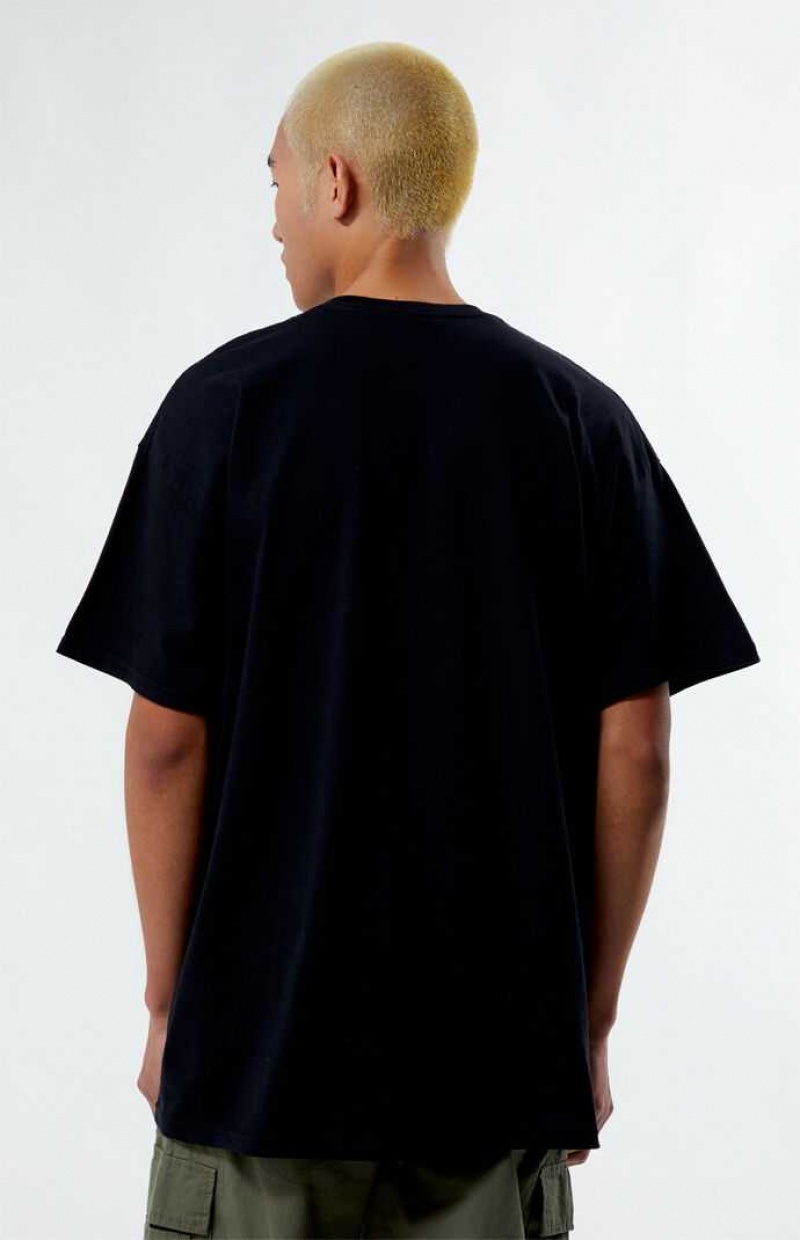 T-shirt PacSun Dark Times LA Homme Noir | 905418KBY