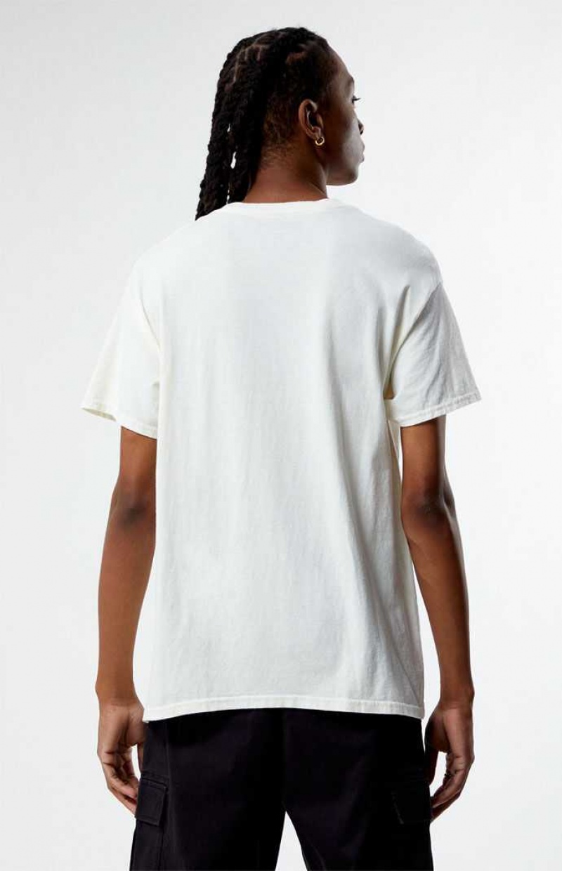 T-shirt PacSun Delicate Homme Blanche | 715869YCZ