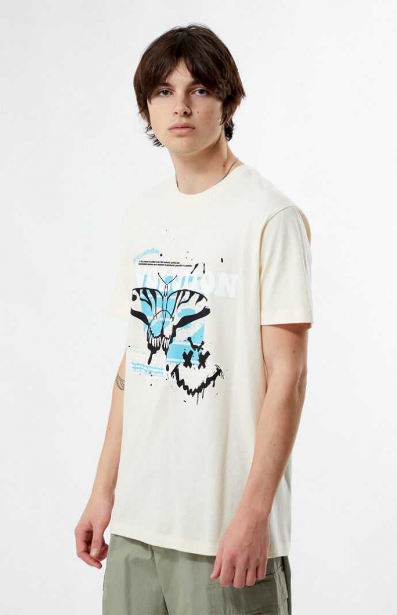 T-shirt PacSun Evolution Homme Blanche | 063129LMV